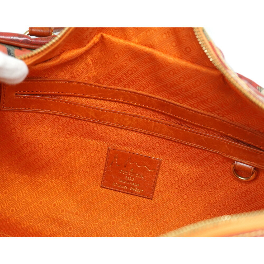 Louis Vuitton Weekender PM Bag Canvas Orange - Picture 13 of 14